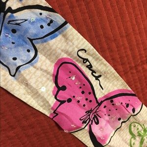 Cute Coach scarf/headband with butterflies